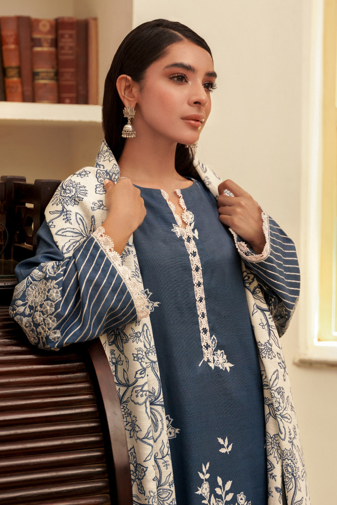 Embroidered Shirt Shalwar Dupatta - 0052