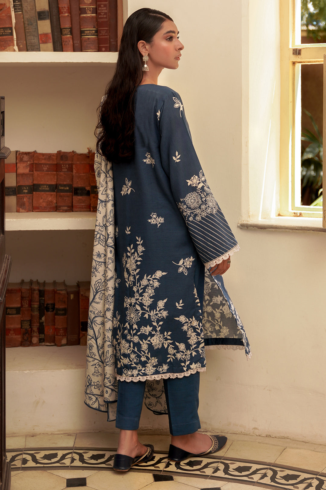 Embroidered Shirt Shalwar Dupatta - 0052