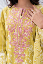 Embroidered Shirt Shalwar Dupatta - 0053