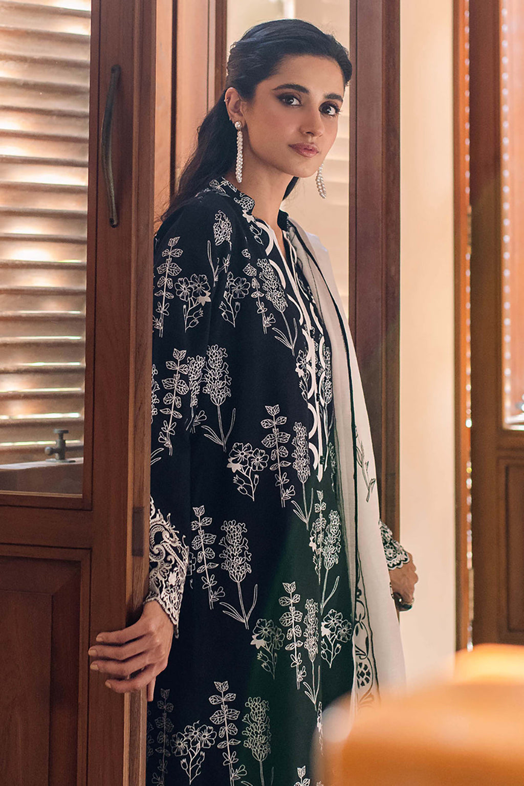 Embroidered Shirt Shalwar Dupatta - 0087