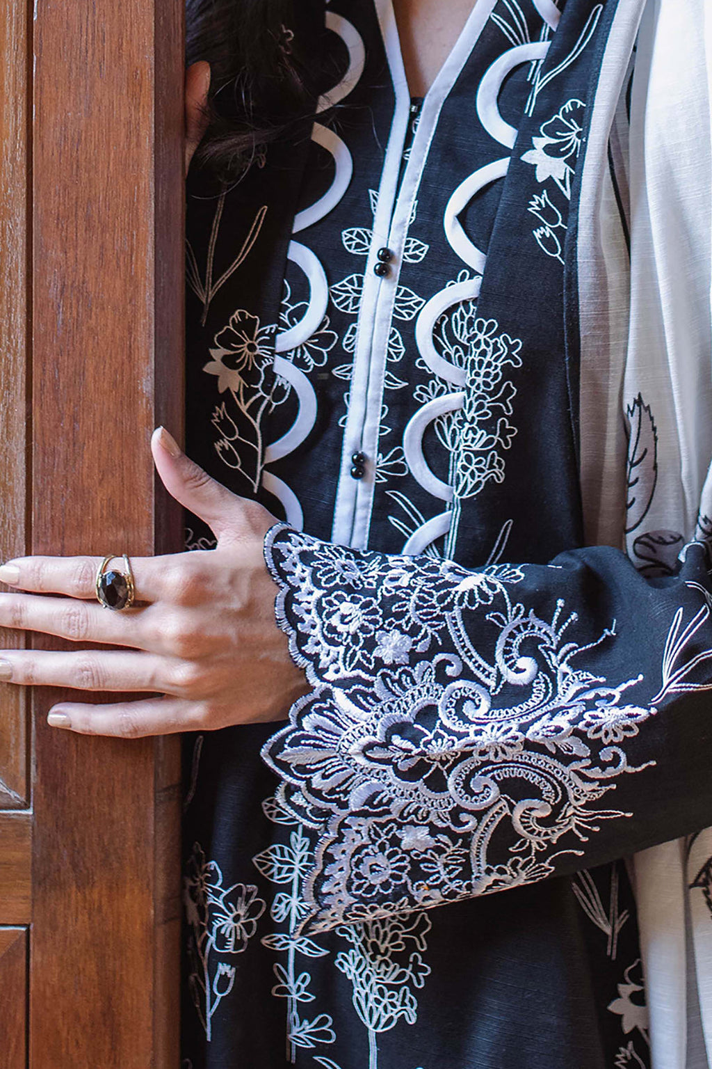 Embroidered Shirt Shalwar Dupatta - 0087