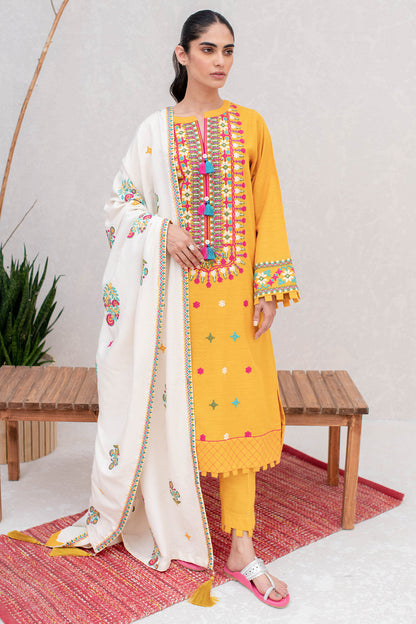 Embroidered Shirt Shalwar Dupatta - 0088