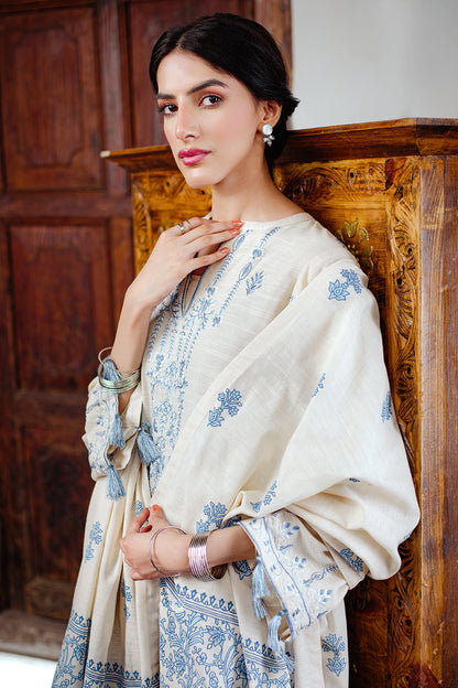 Embroidered Shirt Shalwar Dupatta - 0098