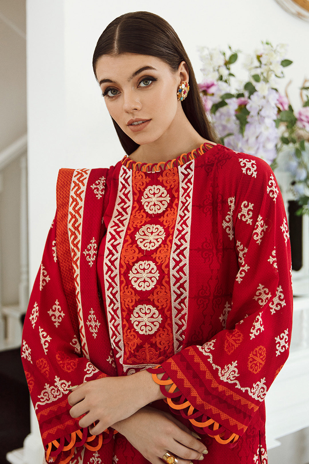 Embroidered Shirt Dupatta - 0667