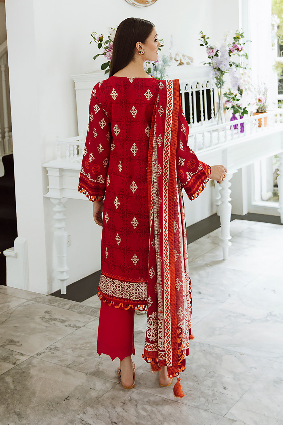 Embroidered Shirt Dupatta - 0667