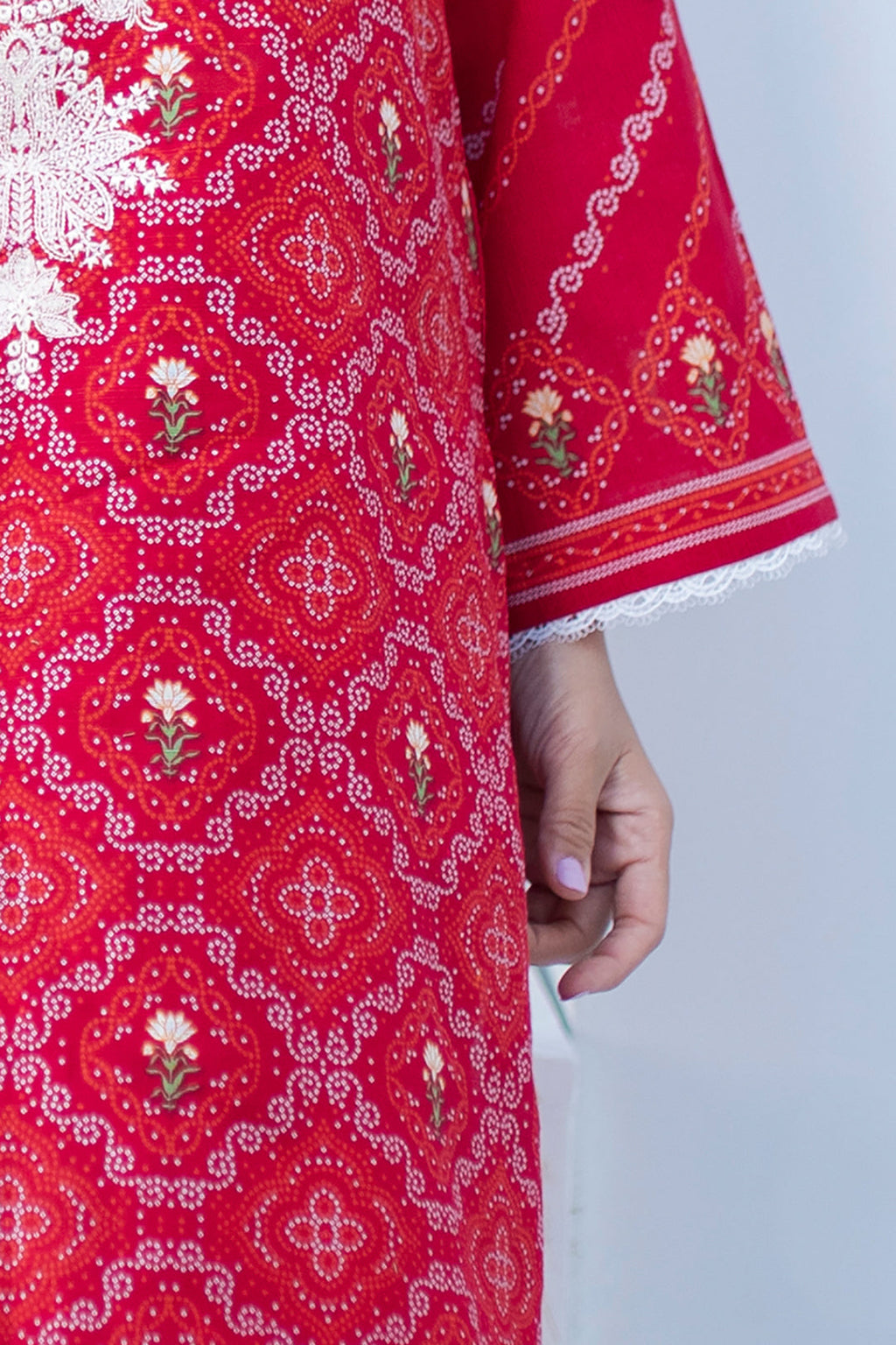 Embroidered Shirt Dupatta - 0796