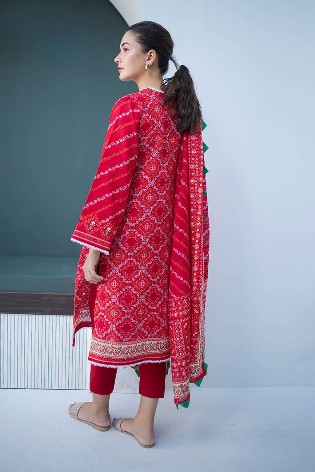 Embroidered Shirt Dupatta - 0796