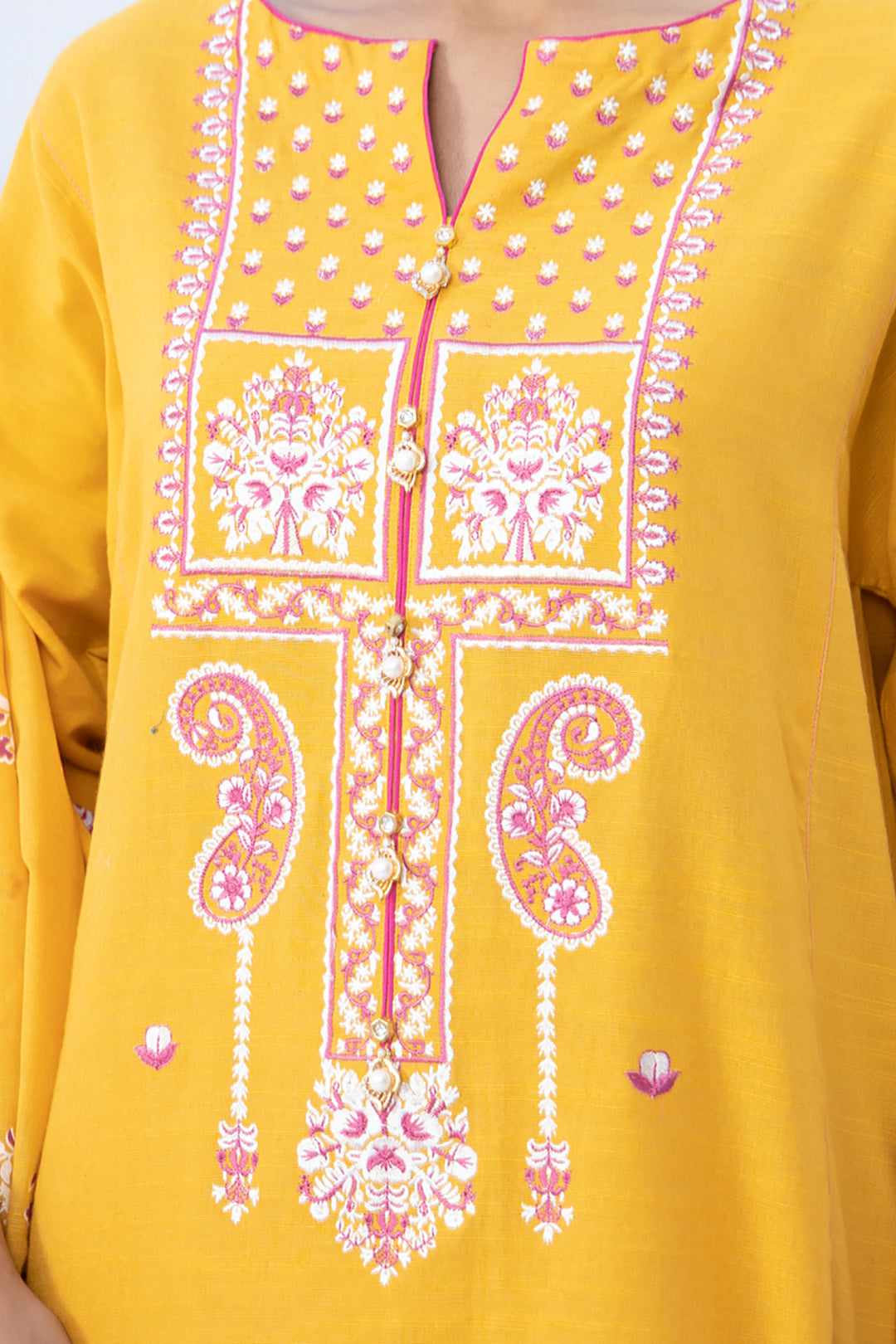 Embroidered Shirt Dupatta - 0857