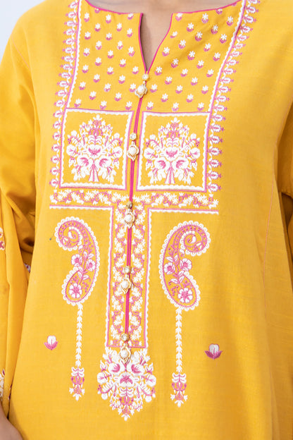 Embroidered Shirt Dupatta - 0857