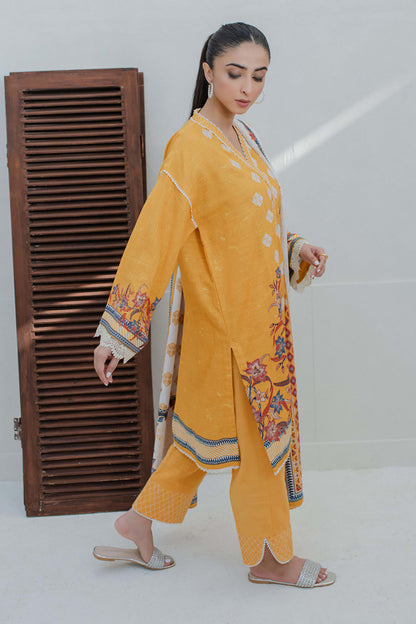 Embroidered Shirt Shalwar Dupatta - 0692