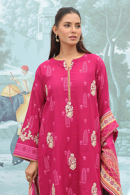 Embroidered Shirt Shalwar Dupatta - 0694