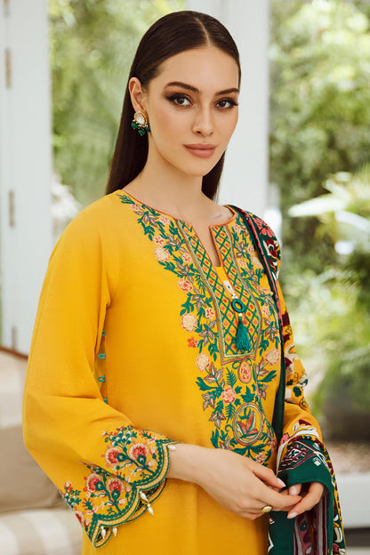 Embroidered Shirt Shalwar Dupatta - 0696