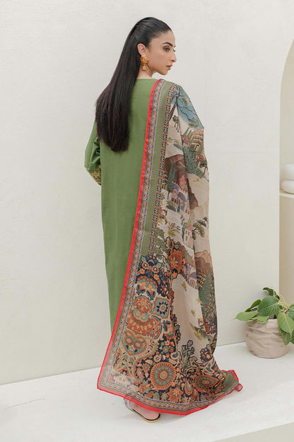 Embroidered Shirt Shalwar Dupatta - 0698