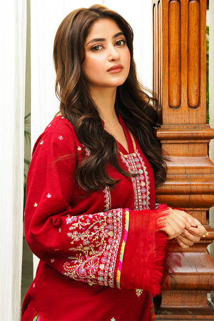 Embroidered Shirt Shalwar Dupatta - 0699