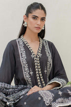 Embroidered Shirt Shalwar Dupatta - 0700