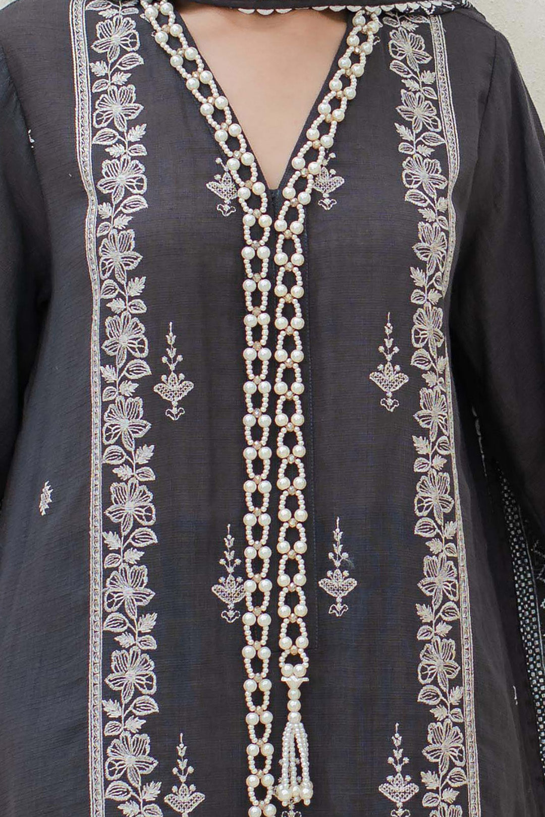 Embroidered Shirt Shalwar Dupatta - 0700