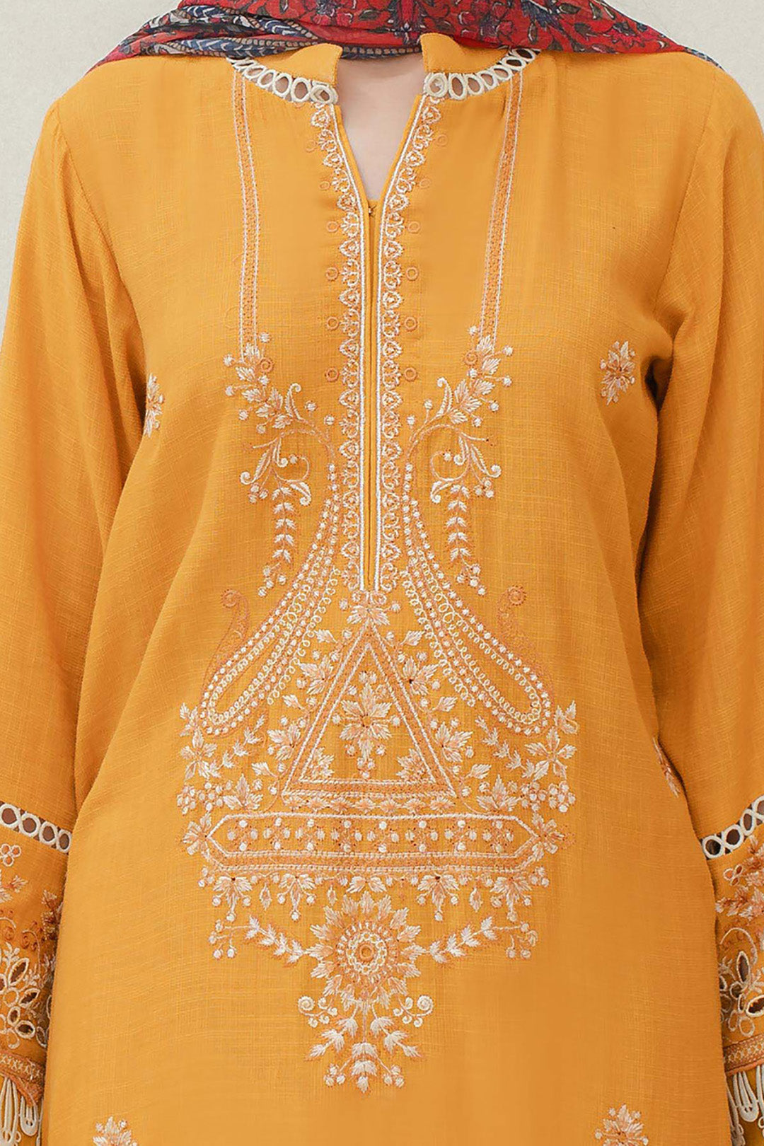 Embroidered Shirt Shalwar Dupatta - 0701