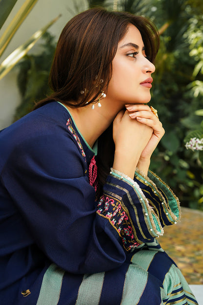 Embroidered Shirt Shalwar Dupatta - 0702