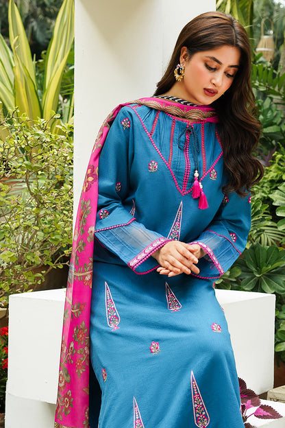 Embroidered Shirt Shalwar Dupatta - 0703