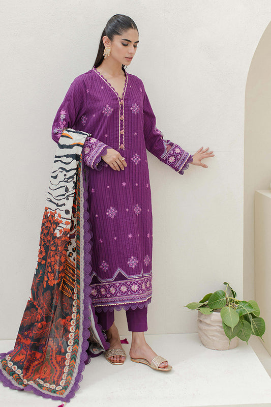 Embroidered Shirt Shalwar Dupatta - 0704