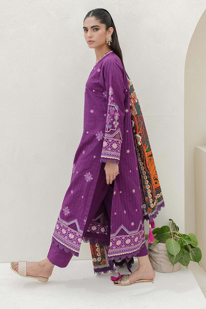 Embroidered Shirt Shalwar Dupatta - 0704