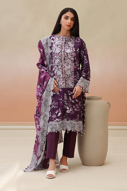 Embroidered Shirt Shalwar Dupatta - 0761