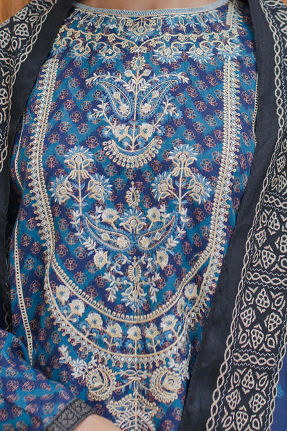 Embroidered Shirt Shalwar Dupatta - 0765