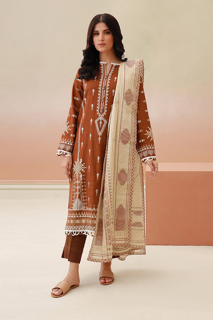 Embroidered Shirt Shalwar Dupatta - 0766