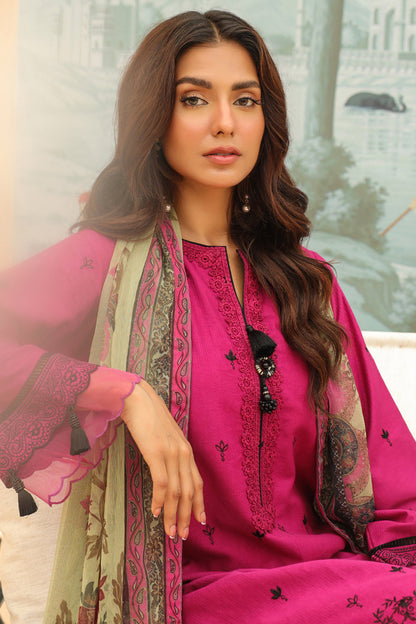 Embroidered Shirt Shalwar Dupatta - 0772