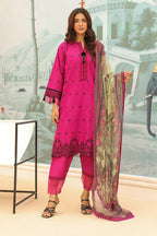 Embroidered Shirt Shalwar Dupatta - 0772