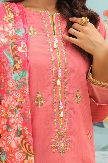 Embroidered Shirt Shalwar Dupatta - 0778