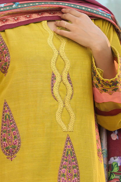 Embroidered Shirt Shalwar Dupatta - 0780