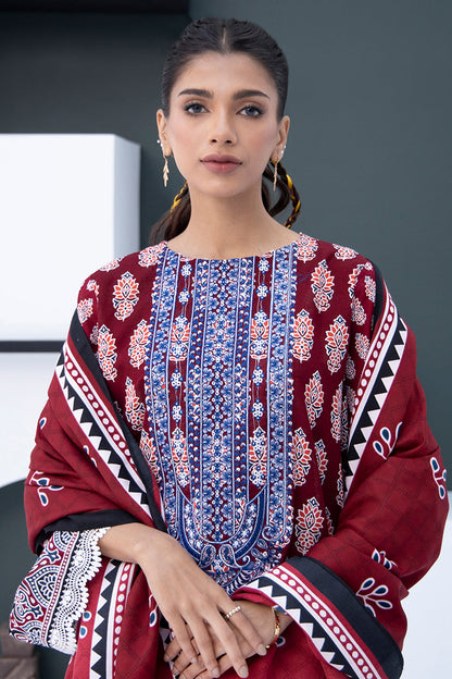 Embroidered Shirt Shalwar Dupatta - 0836