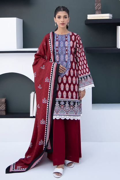 Embroidered Shirt Shalwar Dupatta - 0836