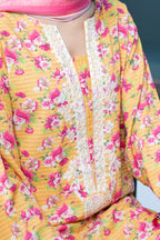 Embroidered Shirt Shalwar Dupatta - 0837