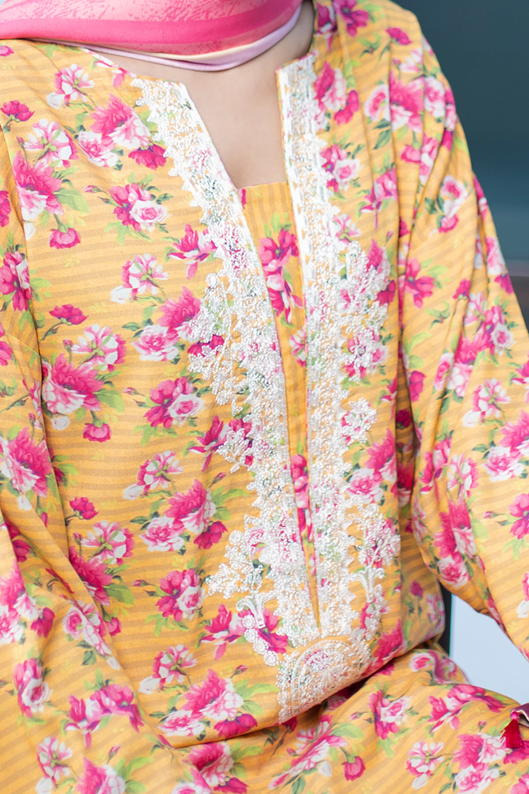 Embroidered Shirt Shalwar Dupatta - 0837