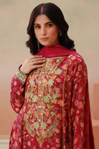 Embroidered Shirt Shalwar Dupatta - 0838