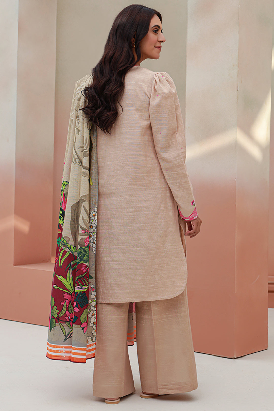 Embroidered Shirt Shalwar Dupatta - 0840