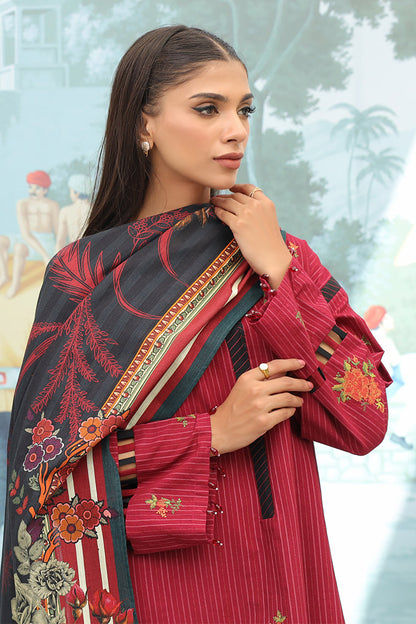 Embroidered Shirt Shalwar Dupatta - 0841