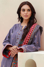 Embroidered Shirt Shalwar Dupatta - 0846