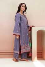 Embroidered Shirt Shalwar Dupatta - 0846