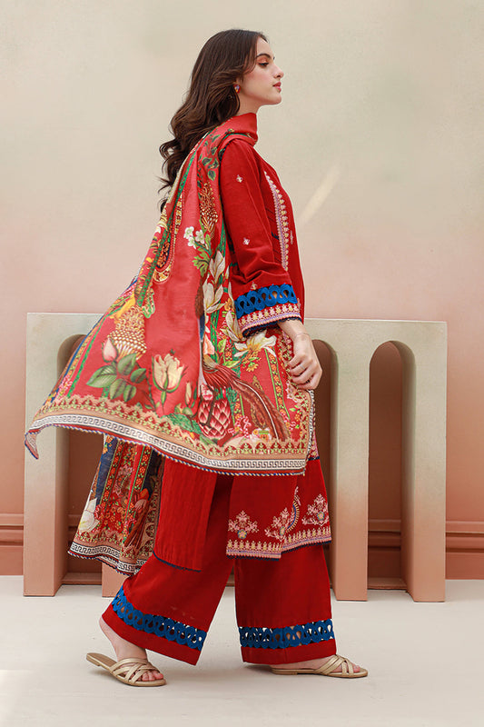 Embroidered Shirt Shalwar Dupatta - 0848