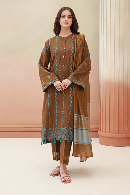 Embroidered Shirt Shalwar Dupatta - 0853