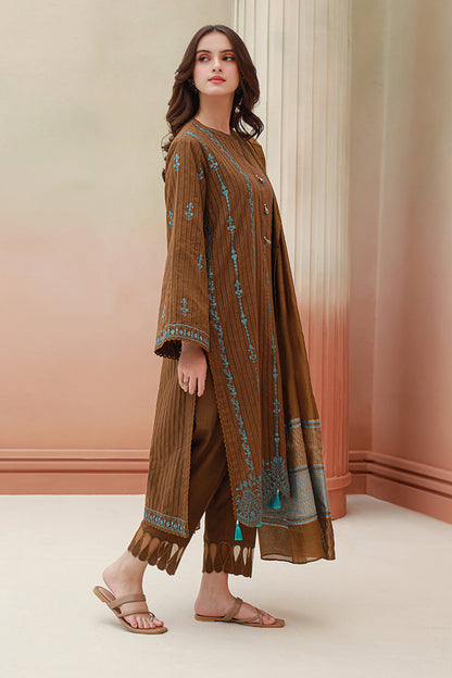 Embroidered Shirt Shalwar Dupatta - 0853