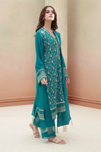 Embroidered Shirt Shalwar Dupatta - 0855