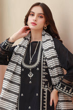 Embroidered Shirt Shalwar Dupatta - 0856