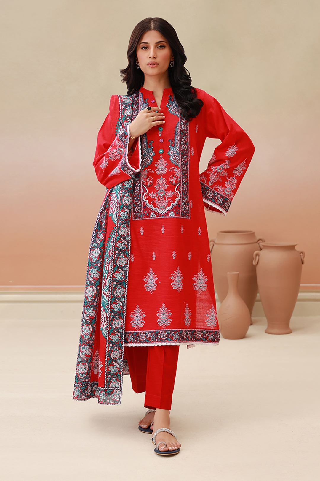 Shirt Shalwar Dupatta - 0733