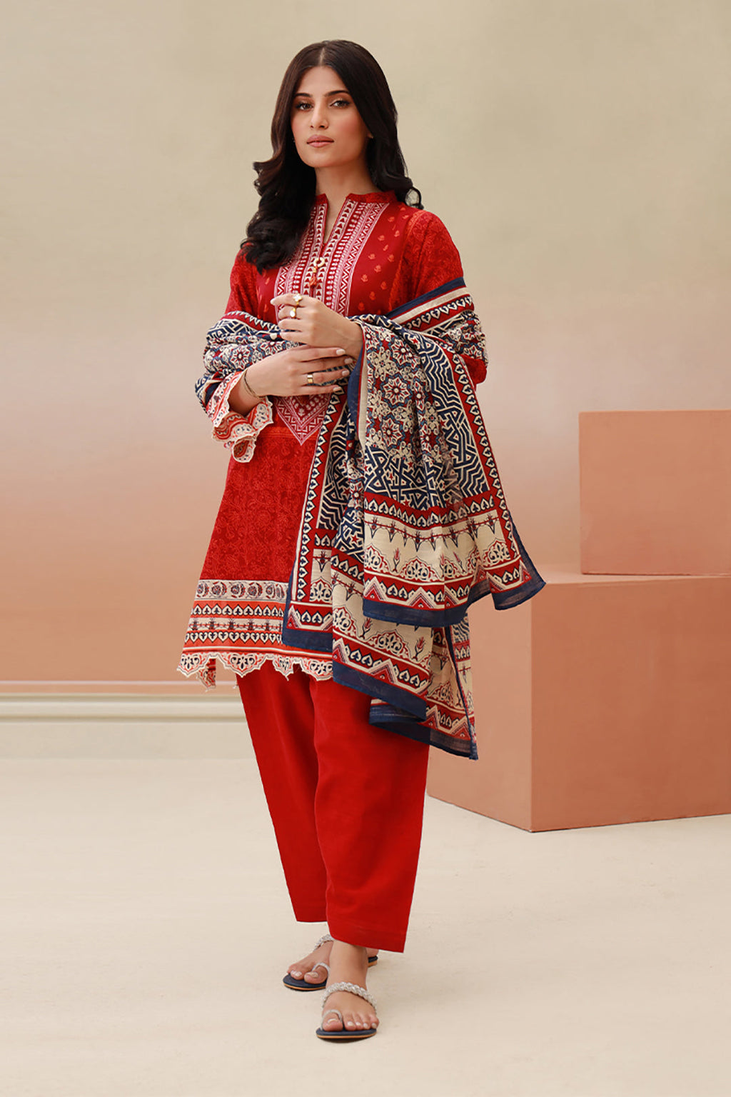 Shirt Shalwar Dupatta - 0735