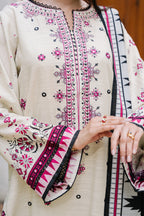 Embroidered Shirt Dupatta - 0173