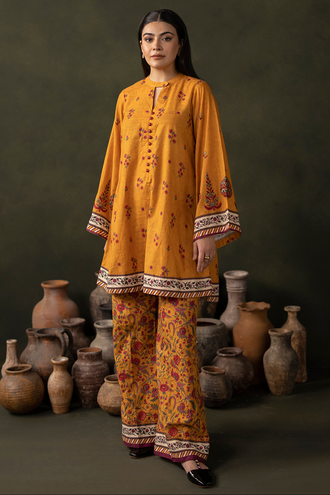 Embroidered Shirt Shalwar - 0178